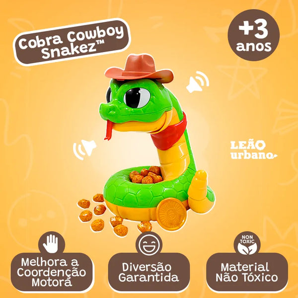 Brinquedo Cobra Cowboy - Snakez™