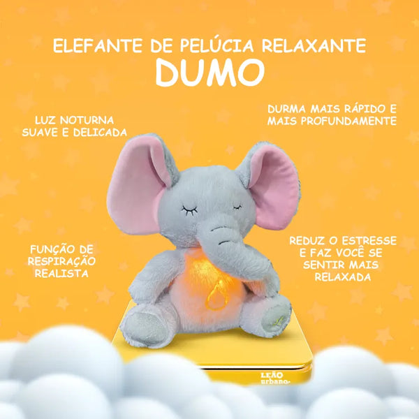 Elefante De Pelúcia Relaxante - Dumo